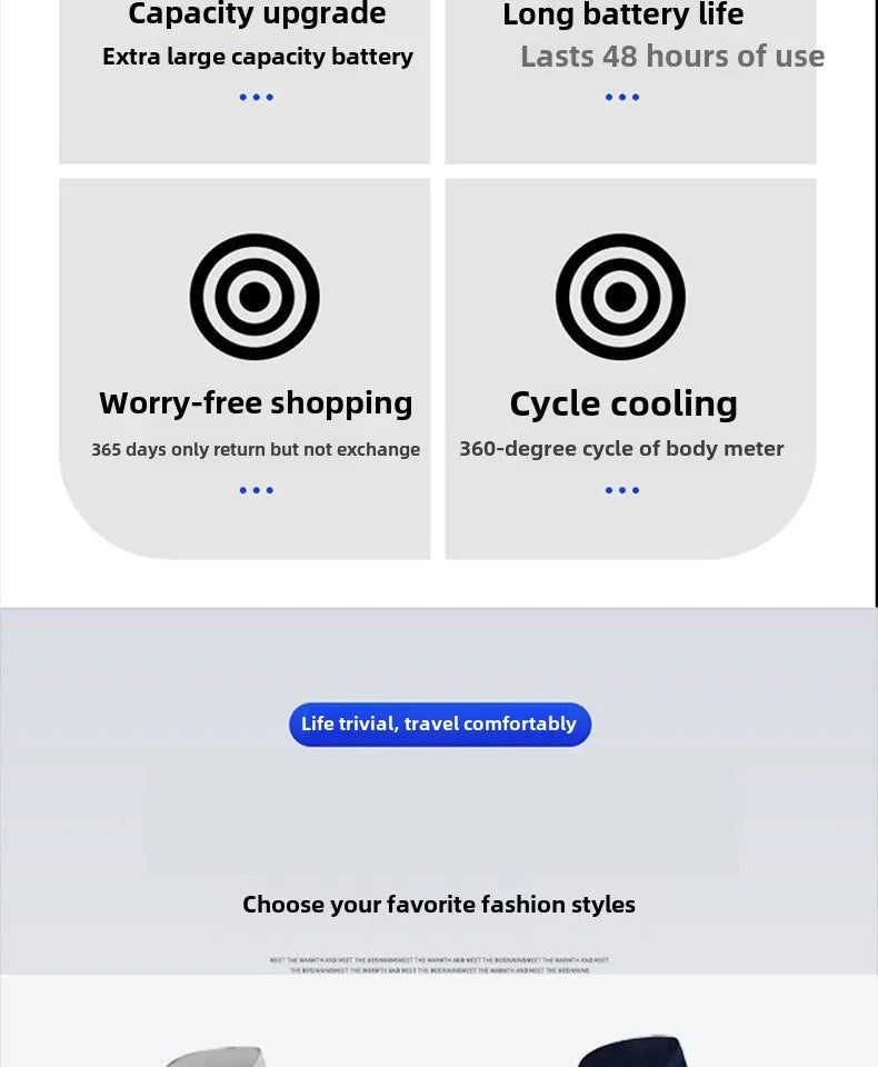CoolCore Tech Vest – USB Fan Ice Vest for Heat-Intensive Work & Summer Wear
