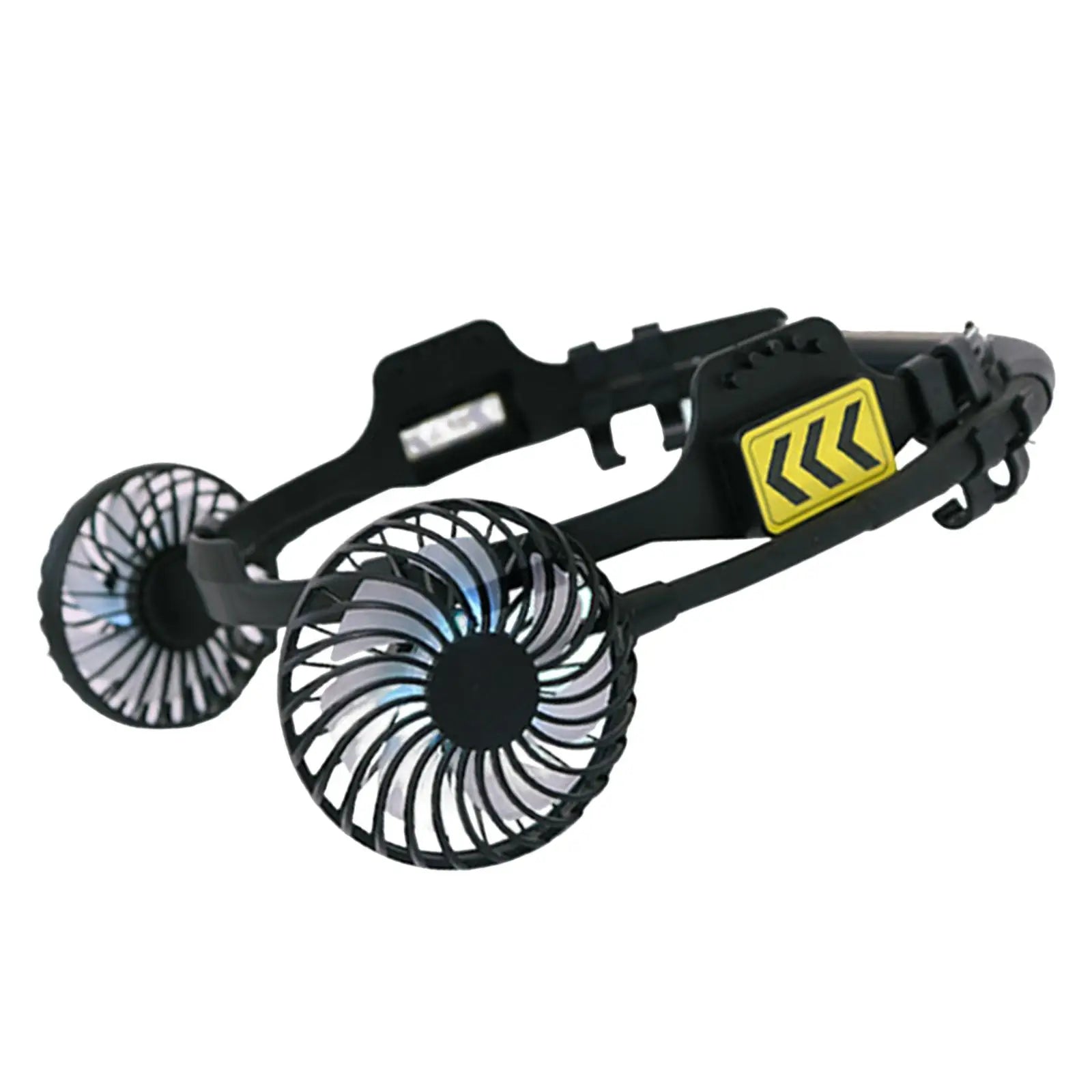 HelmBreeze Dual Fan Attachment – Portable Cooling System for Hard Hats & Helmets