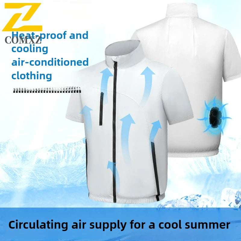 CoolCore Tech Vest – USB Fan Ice Vest for Heat-Intensive Work & Summer Wear