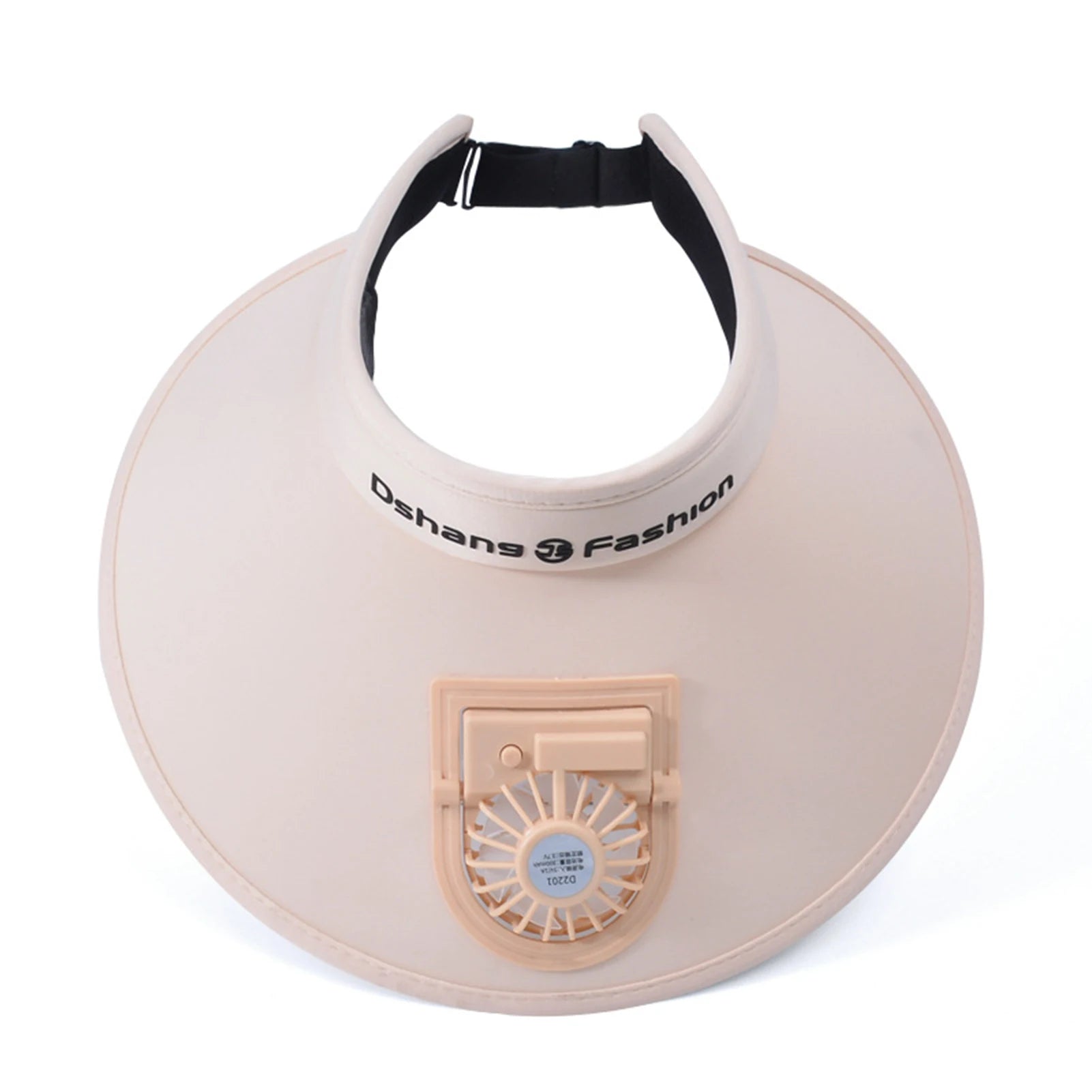 BreezeGlow Solar Visor – Stylish Sun Hat with Built-In Fan & USB Recharge