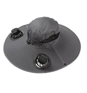 ShadeBreeze Cooling Hat – Dual Fan Sun Hat for Outdoor Heat & UV Protection