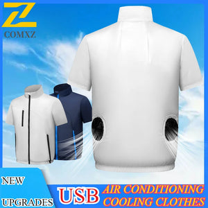 CoolCore Tech Vest – USB Fan Ice Vest for Heat-Intensive Work & Summer Wear
