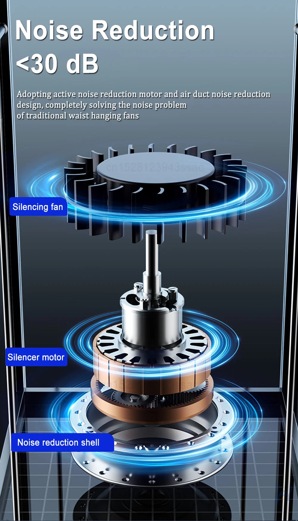 ForceFlow Tactical Waist Fan – Clip-On Airflow with LED & Power Bank