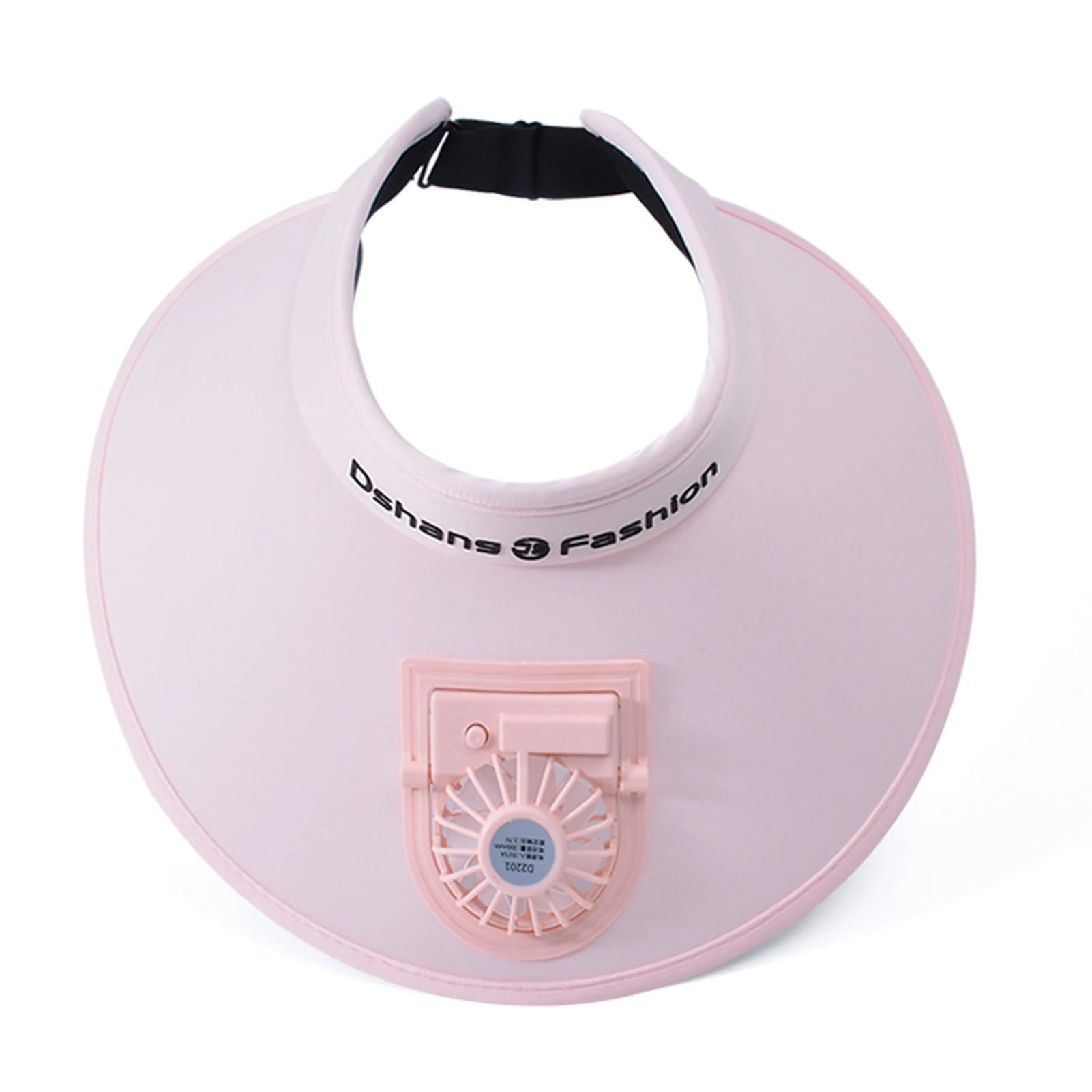 BreezeGlow Solar Visor – Stylish Sun Hat with Built-In Fan & USB Recharge