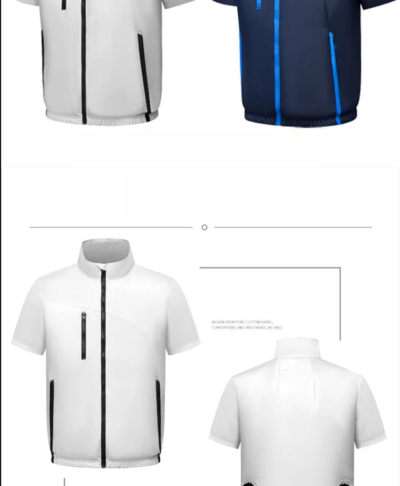 CoolCore Tech Vest – USB Fan Ice Vest for Heat-Intensive Work & Summer Wear