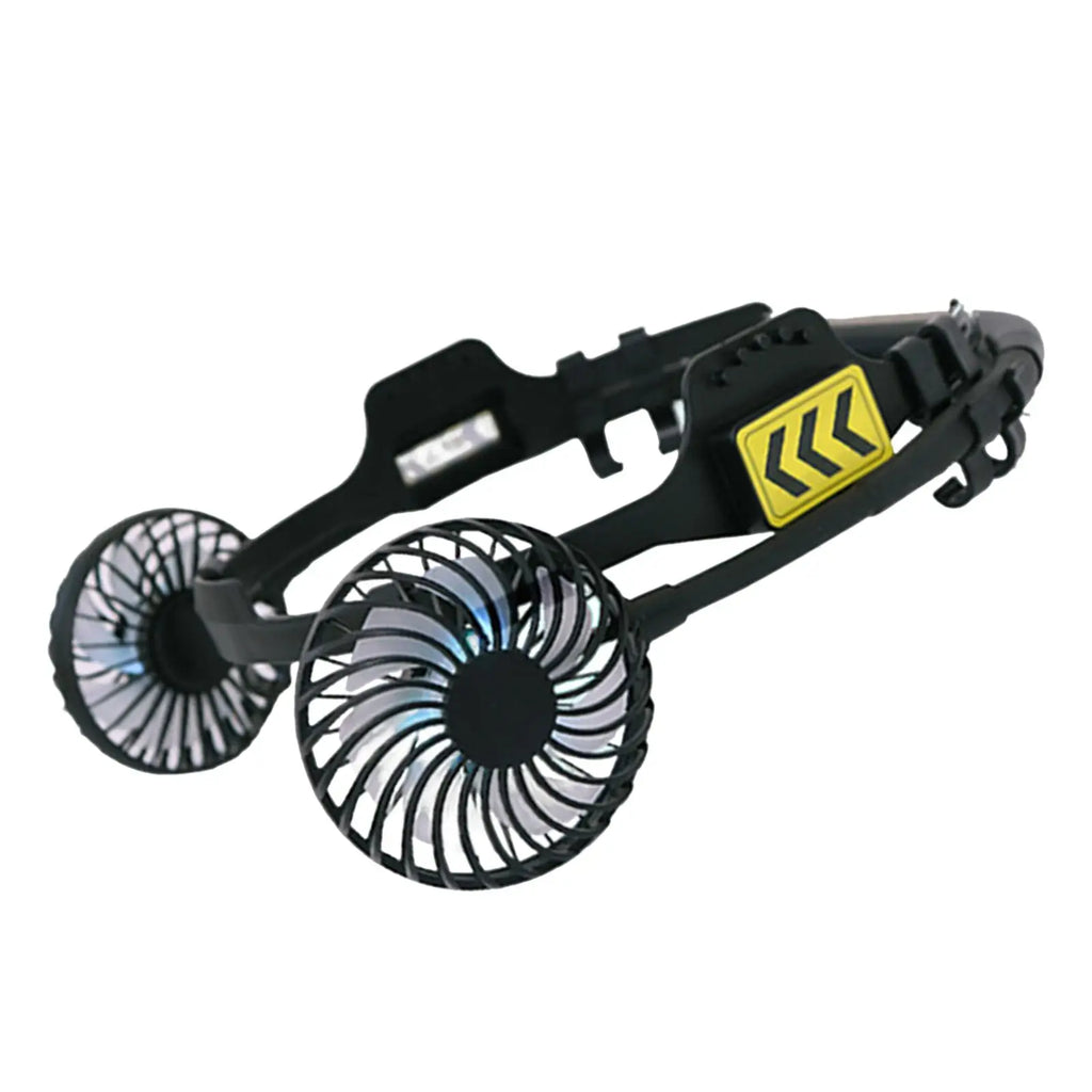 HelmBreeze Dual Fan Attachment – Portable Cooling System for Hard Hats & Helmets