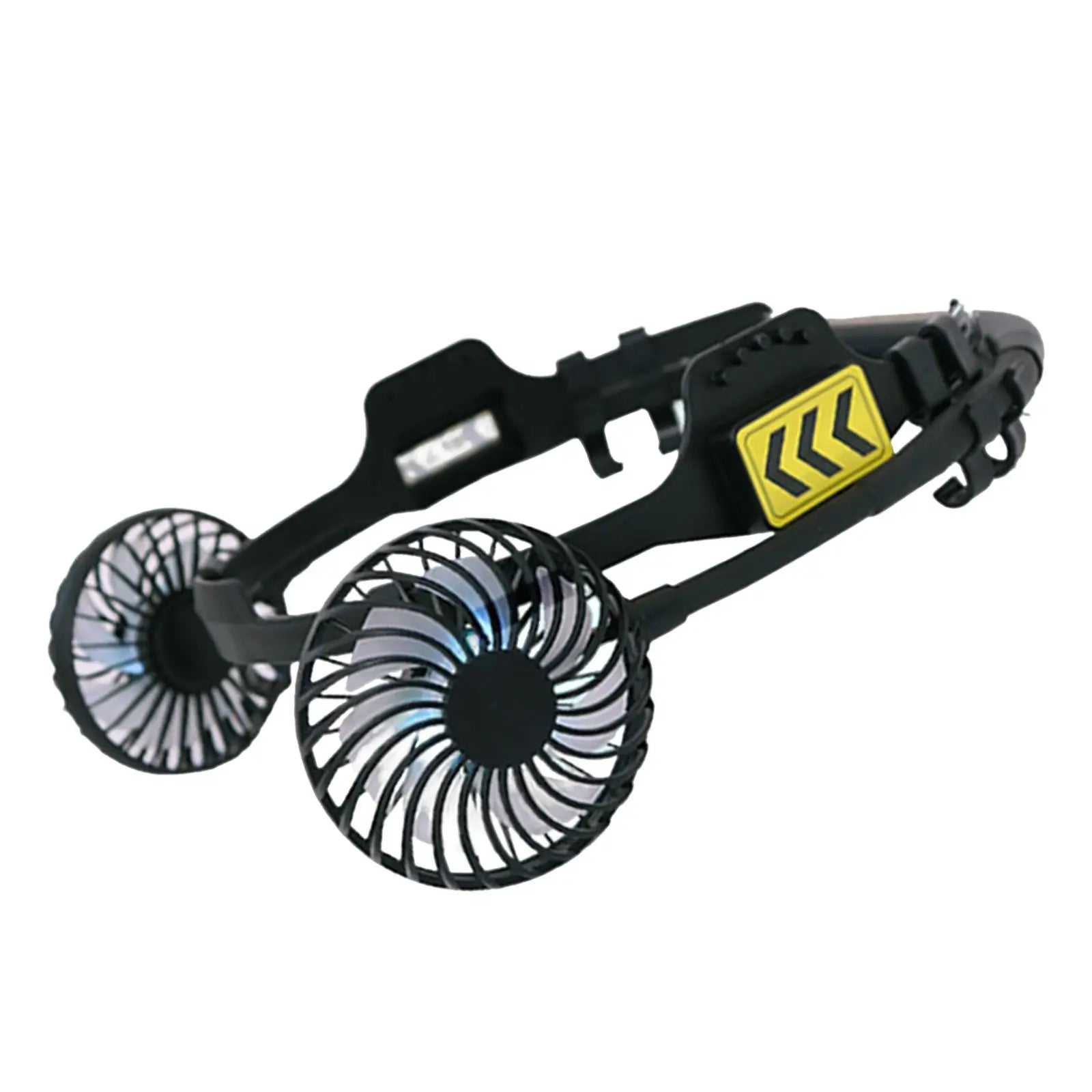 HelmBreeze Dual Fan Attachment – Portable Cooling System for Hard Hats & Helmets