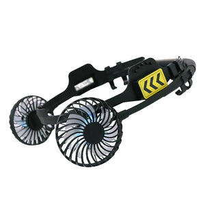 HelmBreeze Dual Fan Attachment – Portable Cooling System for Hard Hats & Helmets