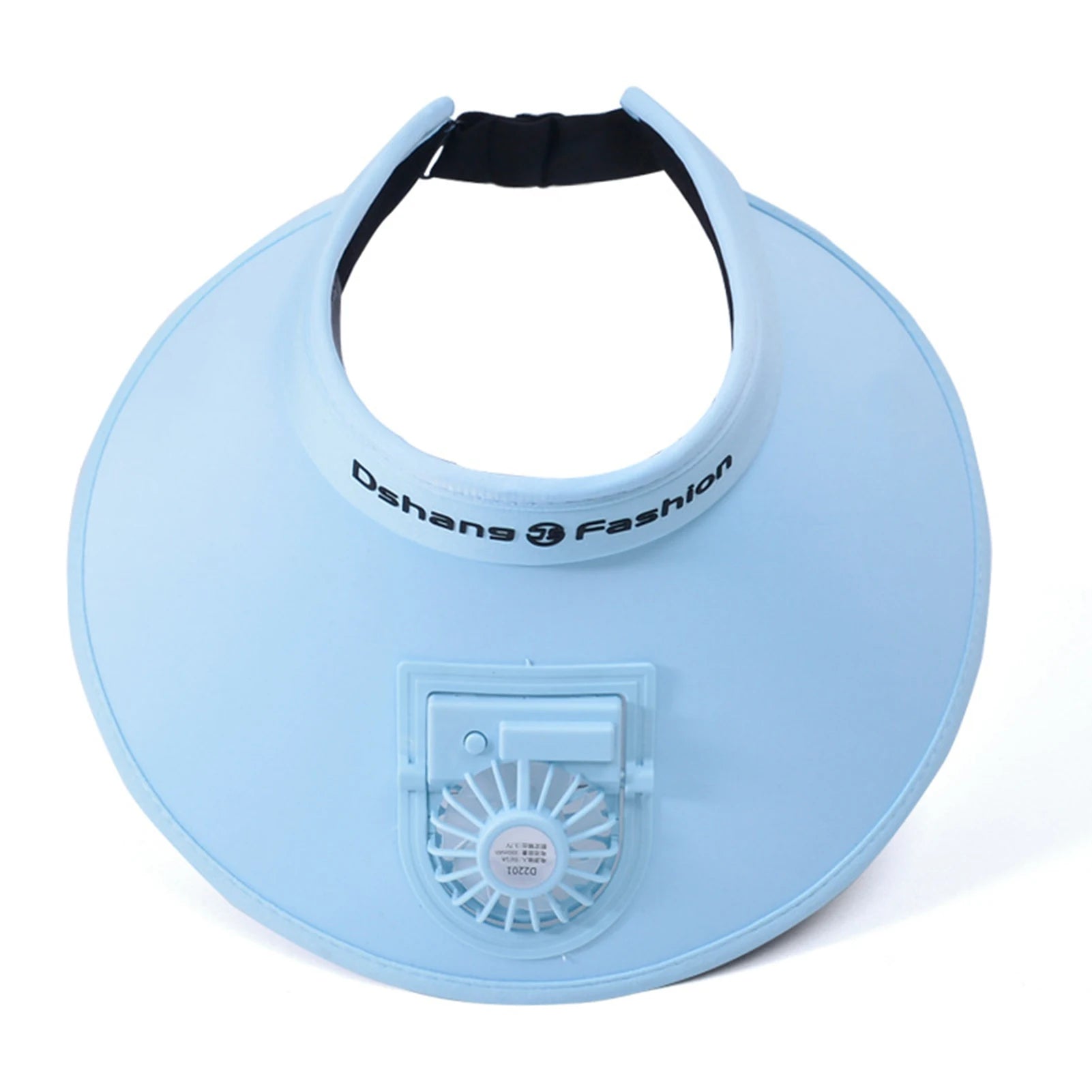 BreezeGlow Solar Visor – Stylish Sun Hat with Built-In Fan & USB Recharge