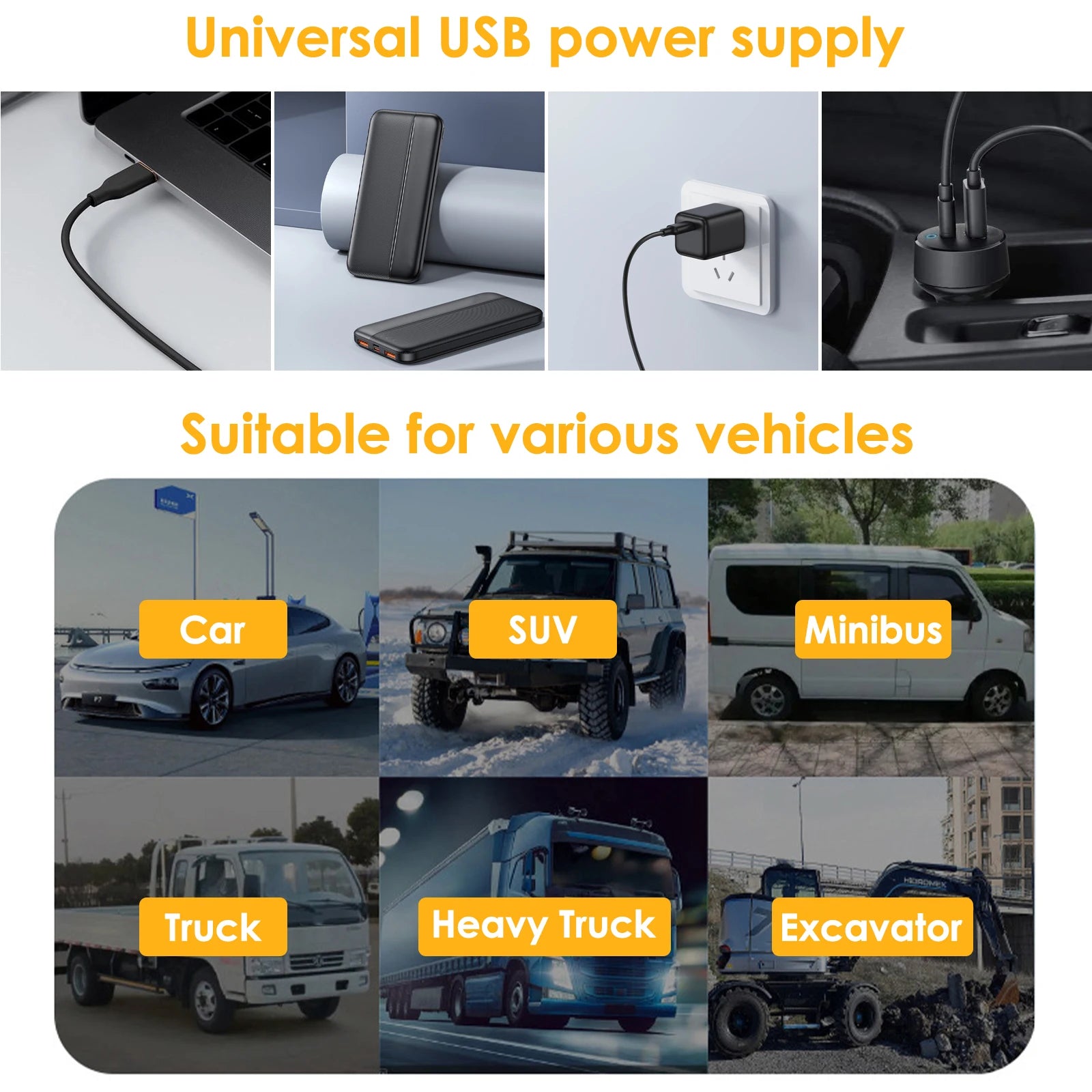 BreezeFlex Dual Car Fan – USB-Powered Backseat Cooling with LED Light & 360° Adjustment