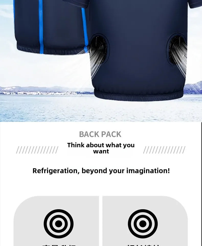 CoolCore Tech Vest – USB Fan Ice Vest for Heat-Intensive Work & Summer Wear