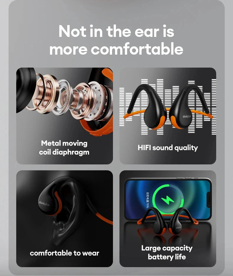 X7 Bone Conduction Headphones - Wireless