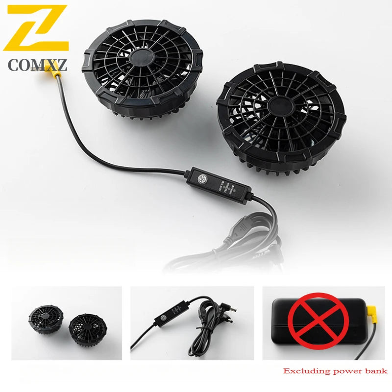 CoolCore Tech Vest – USB Fan Ice Vest for Heat-Intensive Work & Summer Wear