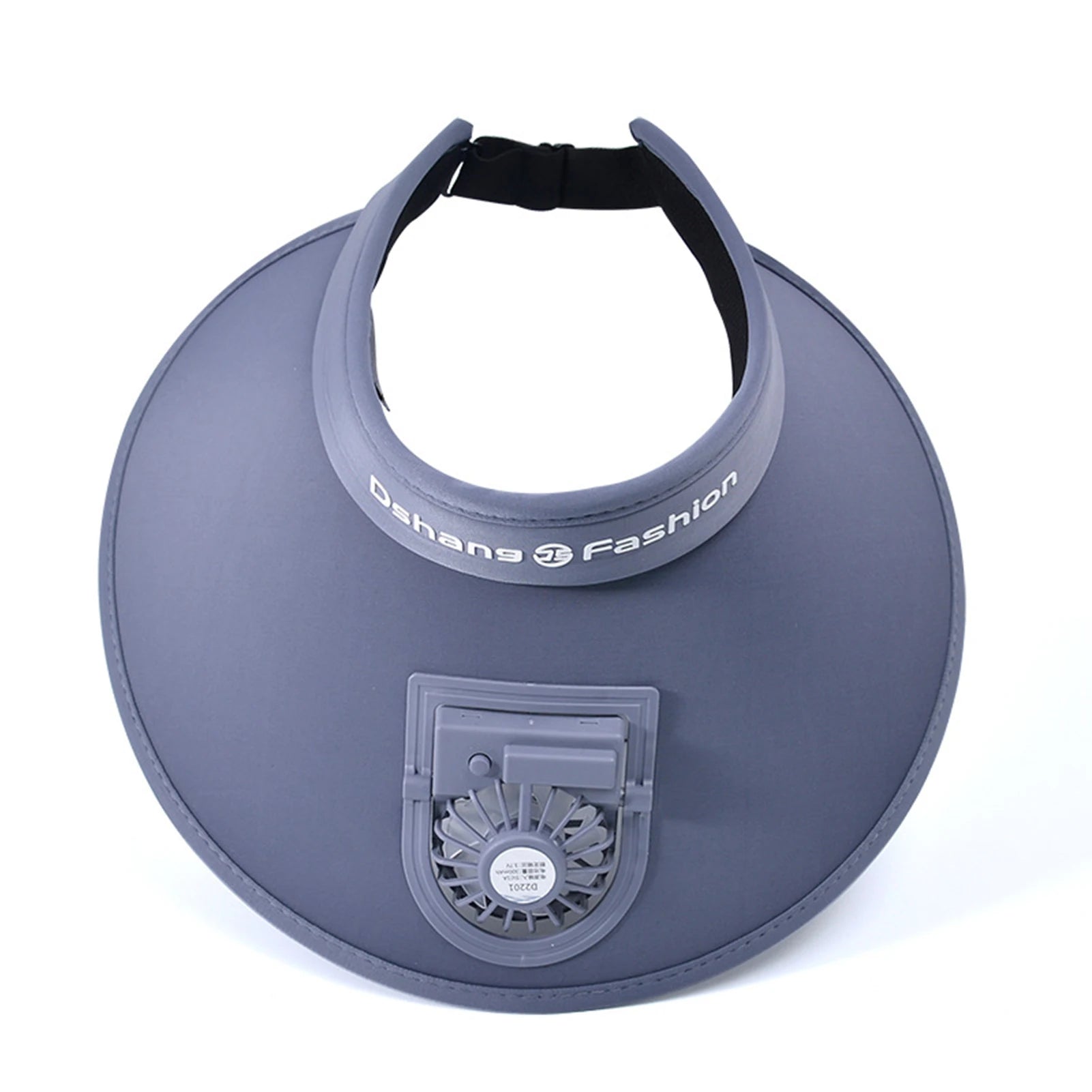 BreezeGlow Solar Visor – Stylish Sun Hat with Built-In Fan & USB Recharge