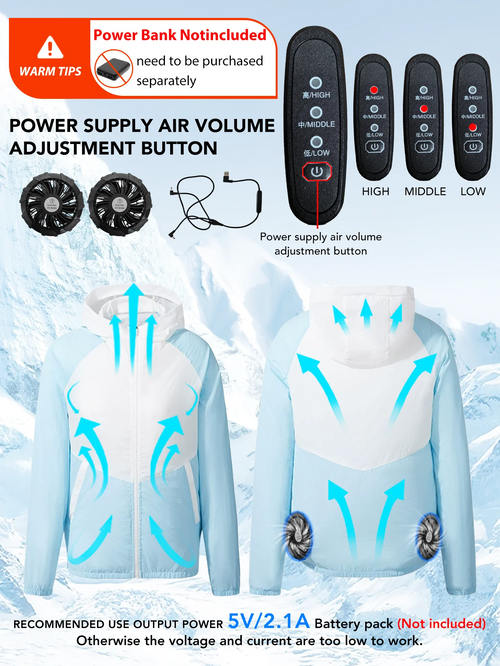 ArcticCore Cooling Jacket – Dual-Fan Ventilated Hoodie for Intense Heat Relief