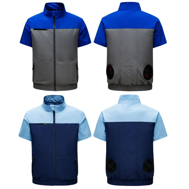 AirRide Cooling Vest – Dual-Fan USB Jacket for Riders, Cyclists & Outdoor Heat